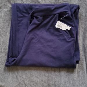 Capri string pants wide leg